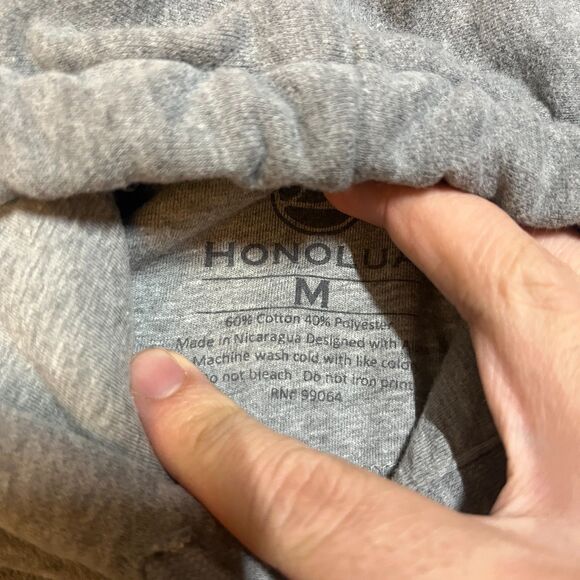 Honolua Surf Company Women's Gray Pullover Hoodie Sweatshirt Size M - Picture 4 of 8